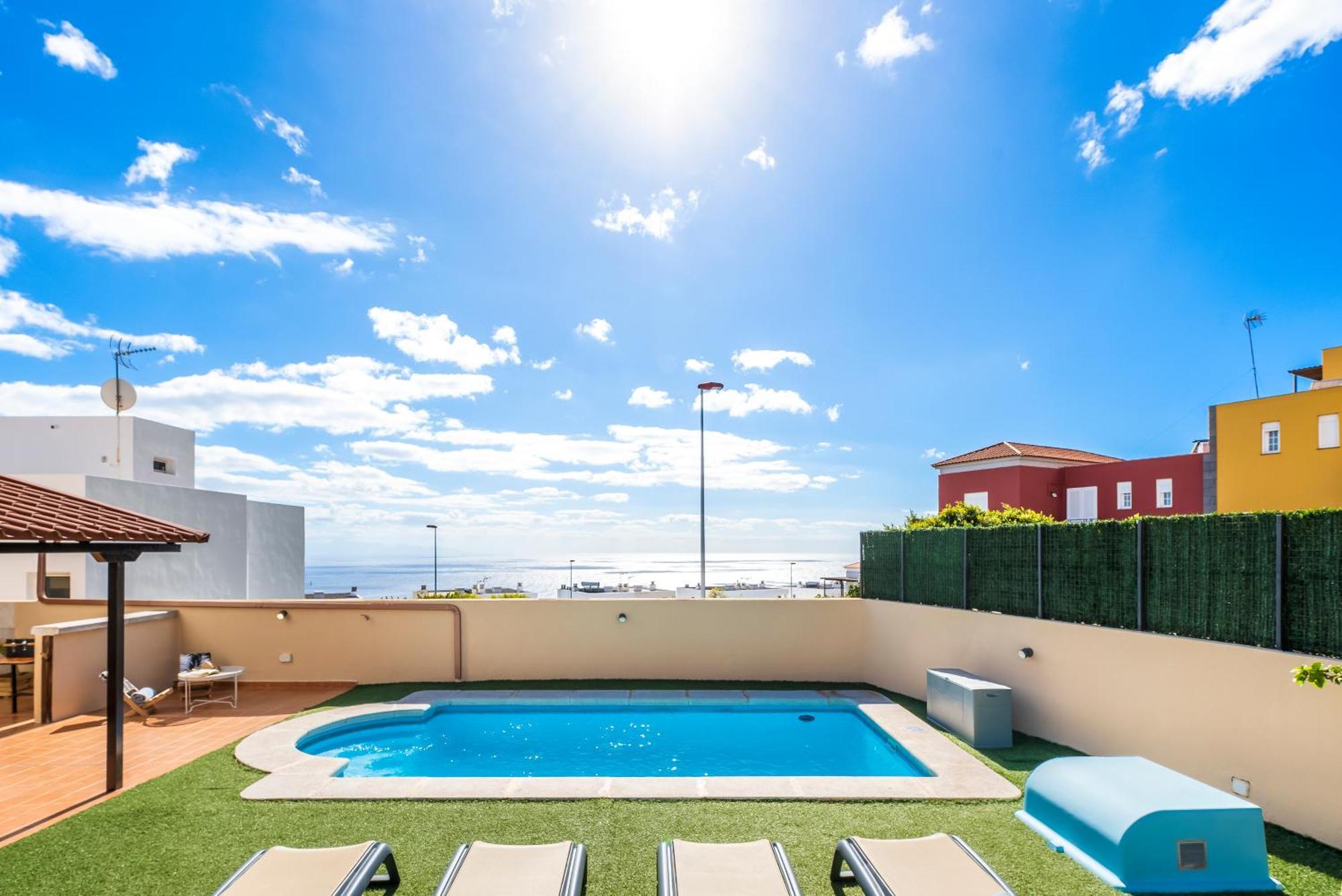 Villa Trueno Refugio De Lujo Con Piscina Climatizada Y Vistas Candelaria Ngoại thất bức ảnh