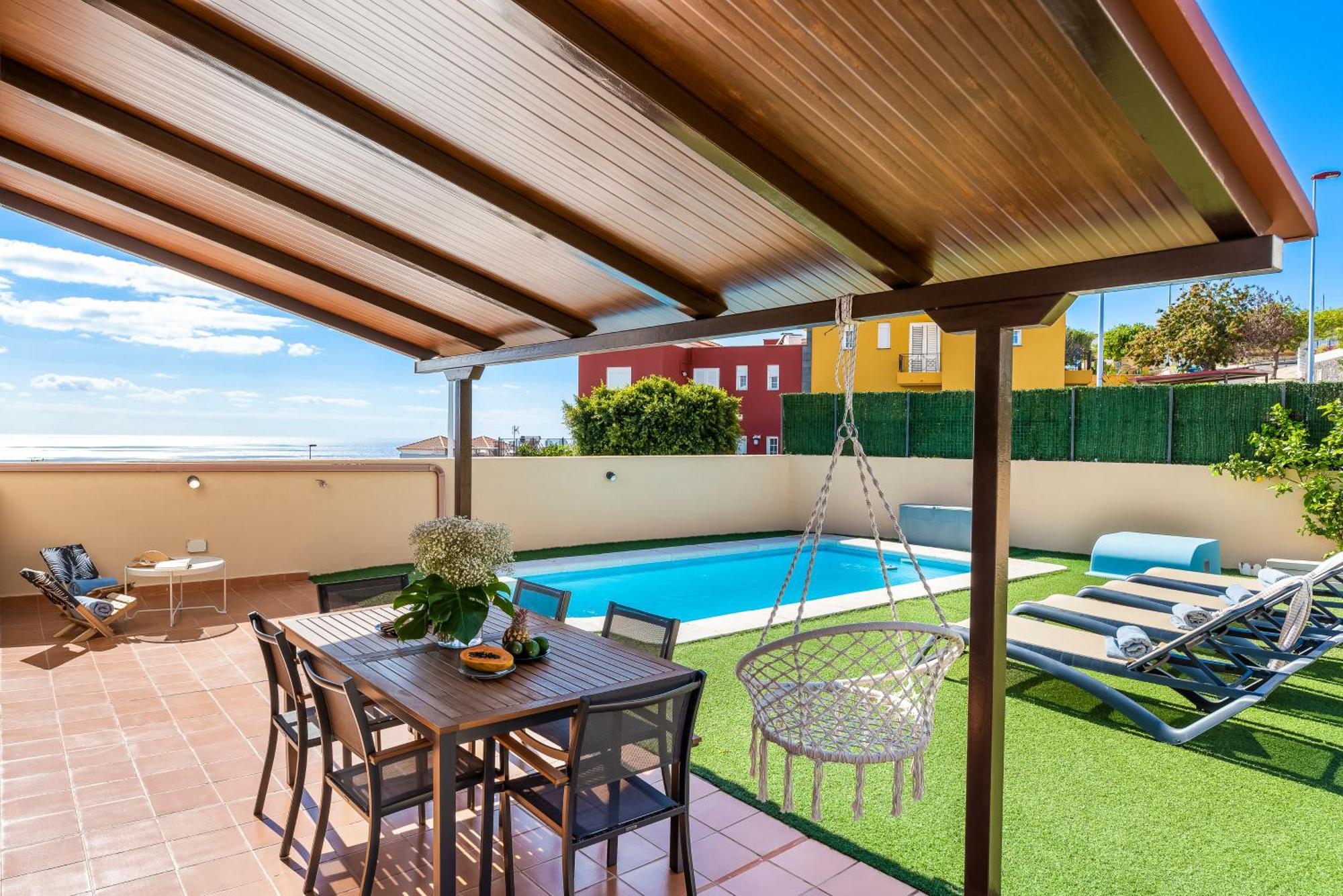Villa Trueno Refugio De Lujo Con Piscina Climatizada Y Vistas Candelaria Ngoại thất bức ảnh